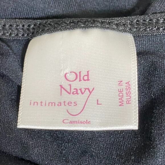 Vintage Old Navy Womens Y2K Babydoll Cami Size L Preppy Goth Grunge Fitted Lace - Picture 4 of 8